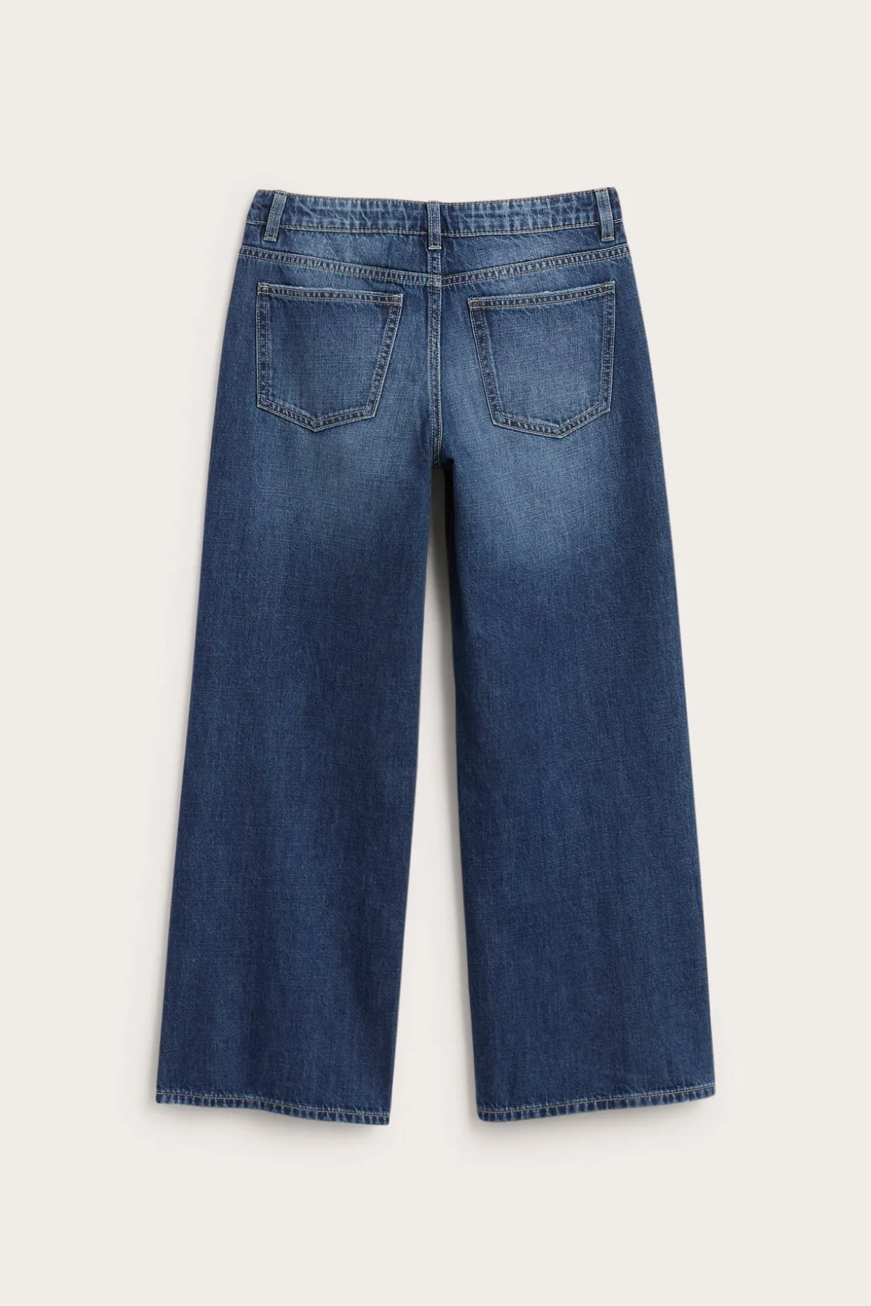 Wide jeans low waist