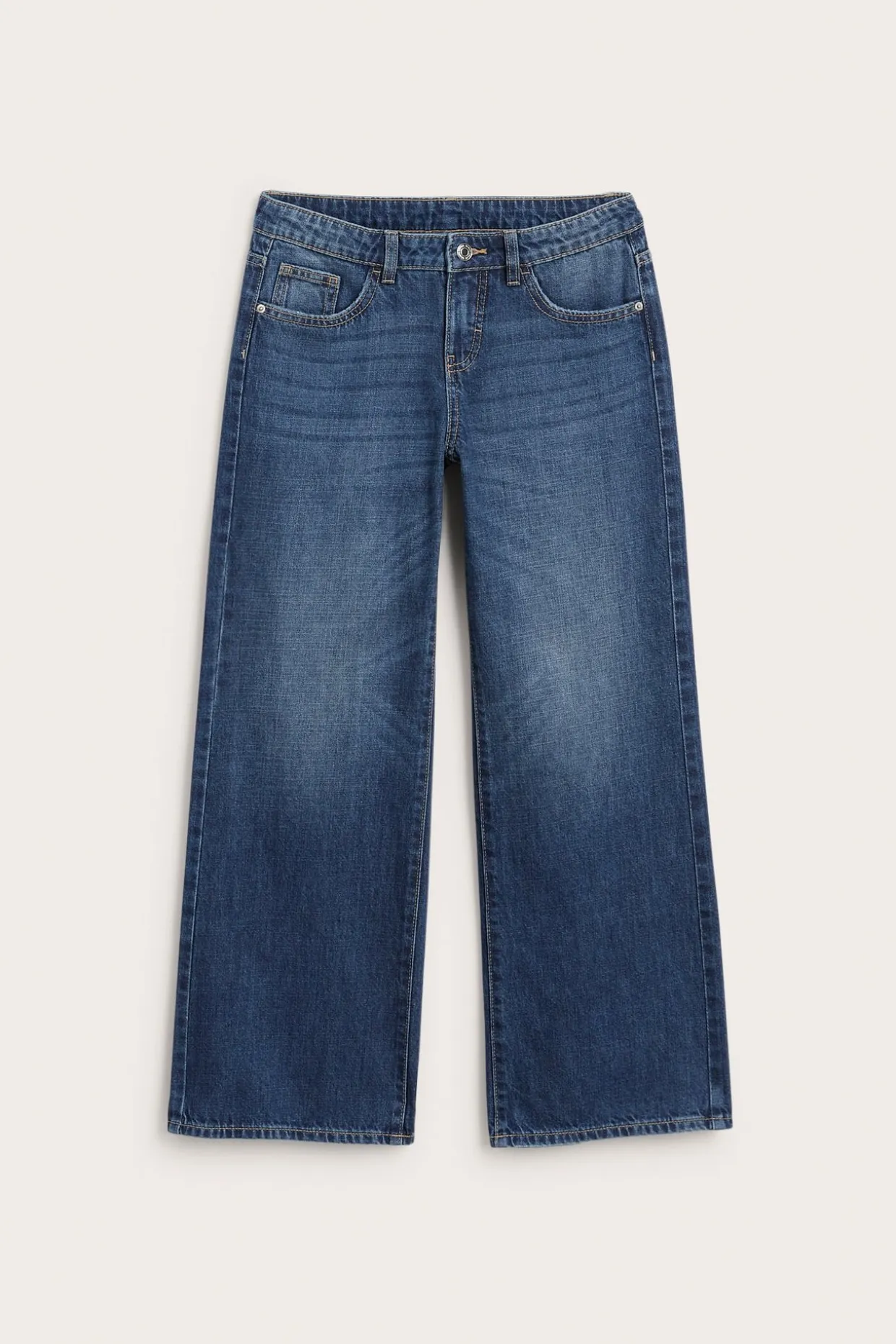 Wide jeans low waist